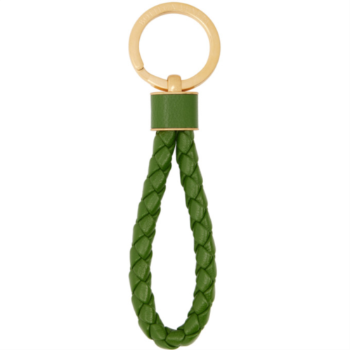 Bottega Veneta Green Intrecciato Key Ring