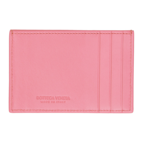 Bottega Veneta Pink Credit Card Case