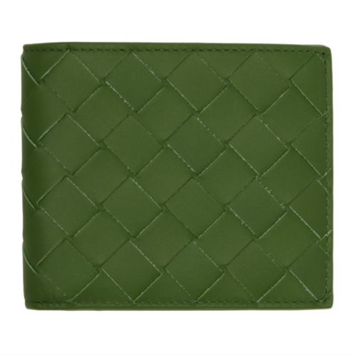 Bottega Veneta Green Bifold Wallet