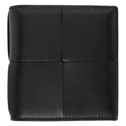 Bottega Veneta Black Slim Bifold Wallet