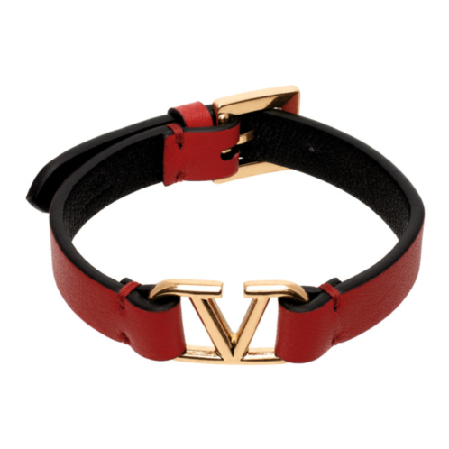 Valentino Garavani Red Vlogo Bracelet