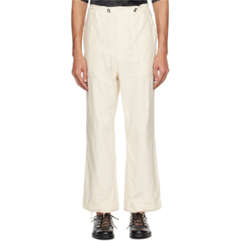 NEEDLES Off-White Fatigue Trousers