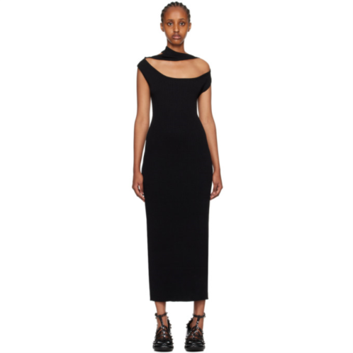 Y/Project Black Triple Collar Maxi Dress