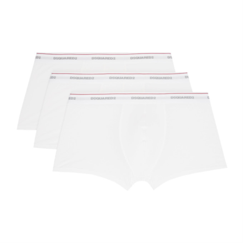 Dsquared2 Three-Pack White Boxers
