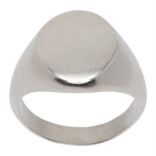 MM6 Maison Margiela Silver Signet Ring