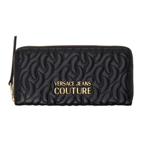 Versace Jeans Couture Black Quilted Wallet