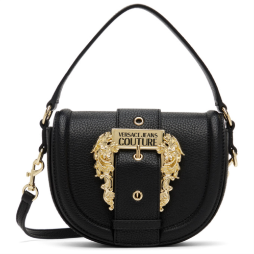 Versace Jeans Couture Black Pin-Buckle Bag
