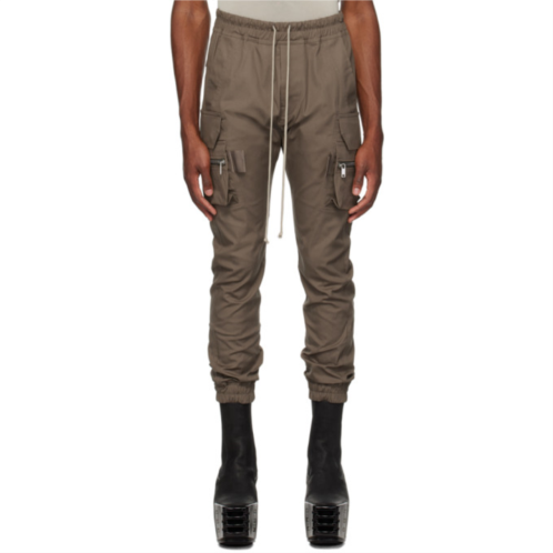 Rick Owens Gray Mastodon Cargo Pants