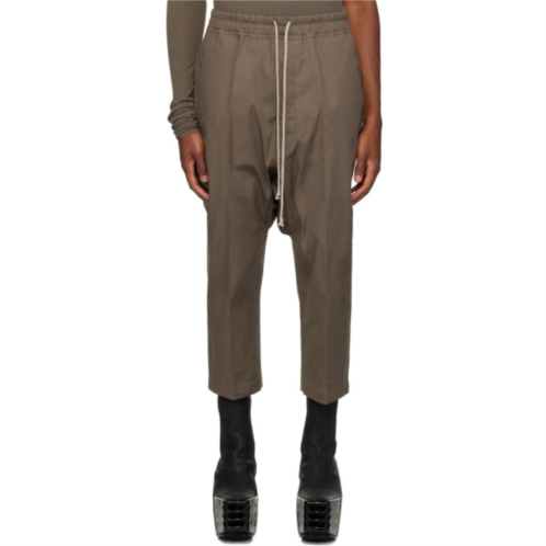 Rick Owens Gray Drawstring Trousers