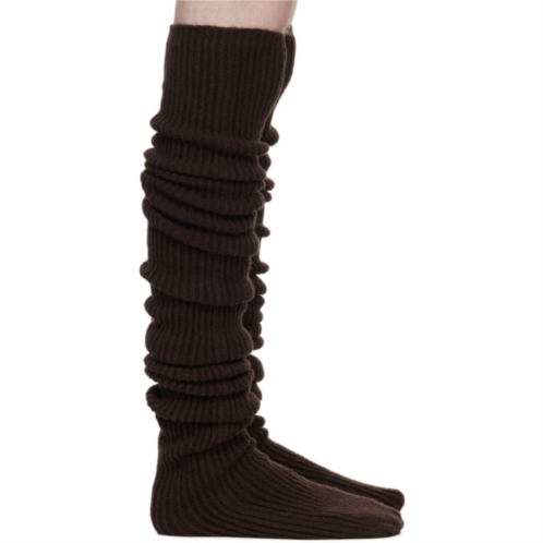 Rick Owens Brown Costina Socks