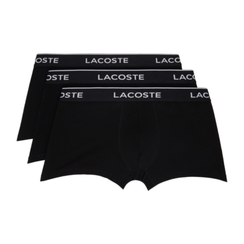 Lacoste Three-Pack Black Casual Boxers