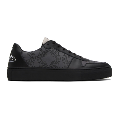 Vivienne Westwood Black & Gray Classic Low Sneakers