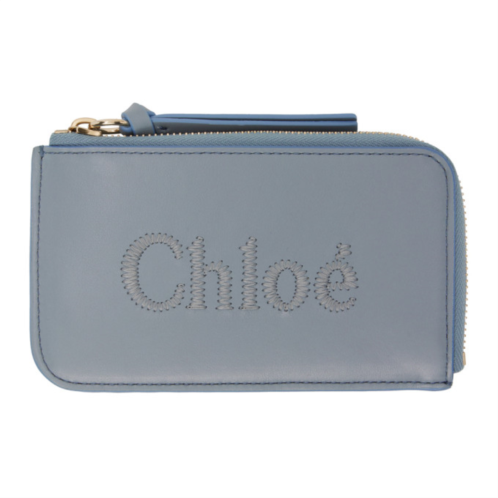 Chloe Blue Small Sense Card Holder
