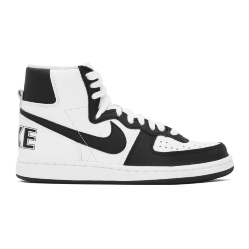 Comme des Garcons Homme Plus Black & White Nike Edition Terminator High Sneakers