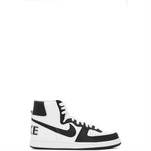 Comme des Garcons Homme Plus Black & White Nike Edition Terminator High Sneakers
