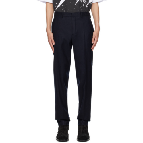 Dries Van Noten Navy Slim-Fit Trousers