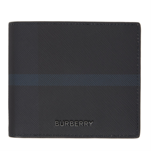 Burberry Gray Stripe Wallet