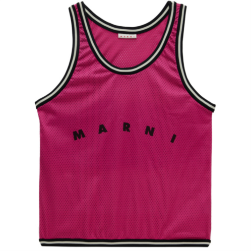 Marni Pink Basket Tank Top Tote