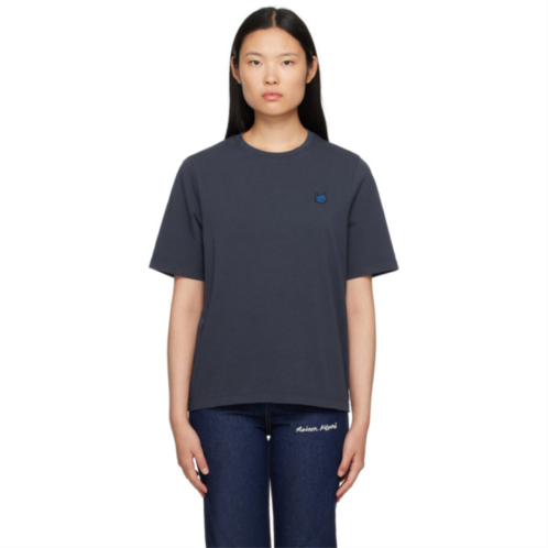 Maison Kitsune Navy Bold Fox Head T-Shirt