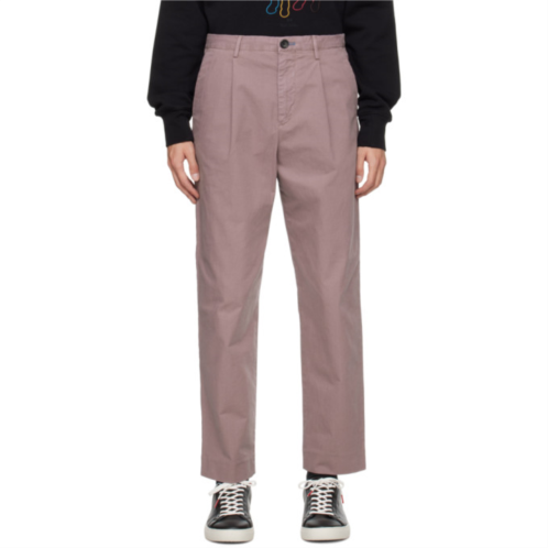 PS by Paul Smith Purple Pleated Trousers