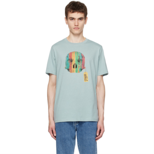 PS by Paul Smith Blue Skull T-Shirt