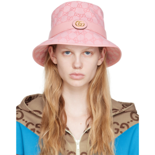 Gucci Pink GG Bucket Hat
