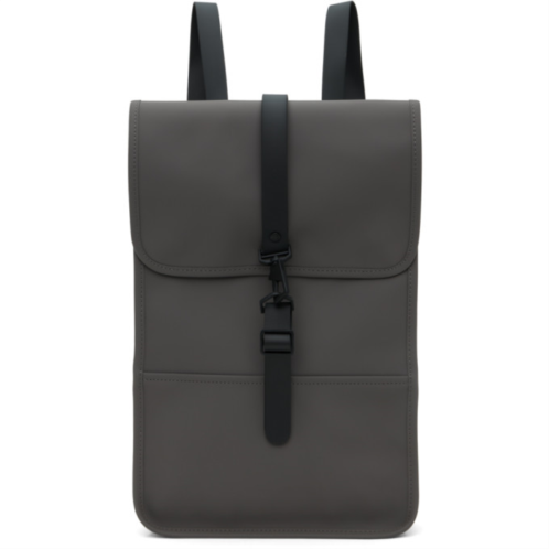 RAINS Gray Mini Backpack