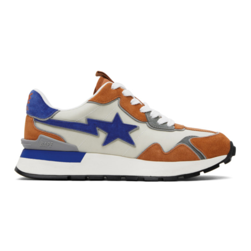 BAPE Orange & Blue Road STA Express Sneakers