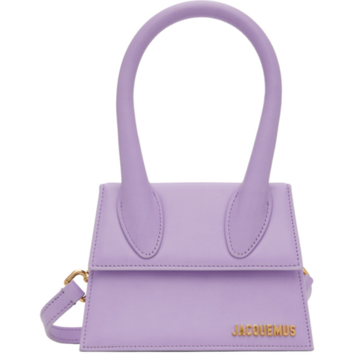 JACQUEMUS Purple Le Papier Le Chiquito Moyen Bag