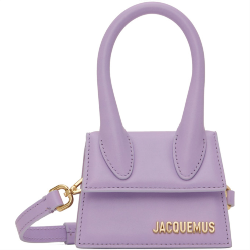 JACQUEMUS Purple Le Papier Le Chiquito Bag