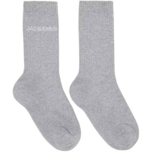 Gray Le Raphia Les Chaussettes Jacquemus Socks