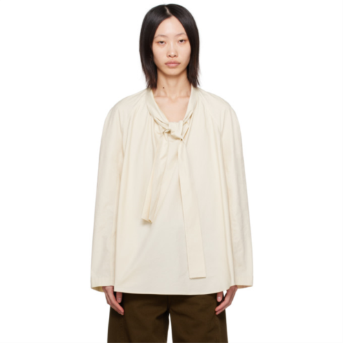 LEMAIRE Off-White Ascot Blouse