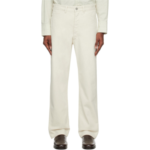 LEMAIRE White Curved Jeans