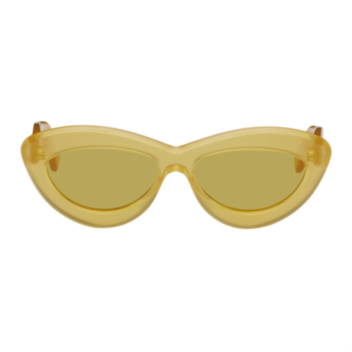 LOEWE Yellow Cat-Eye Sunglasses