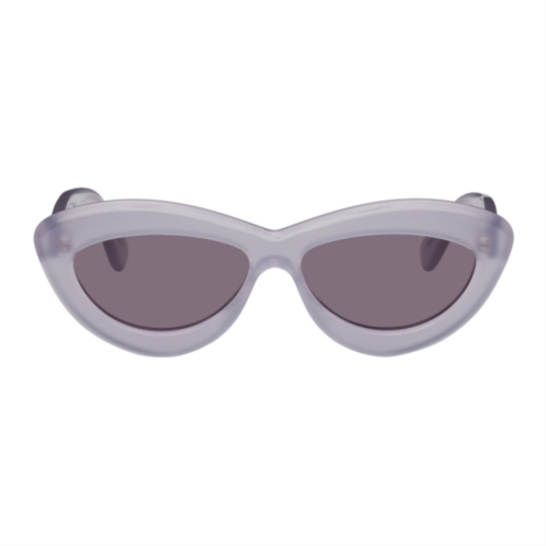 LOEWE Purple Cat-Eye Sunglasses