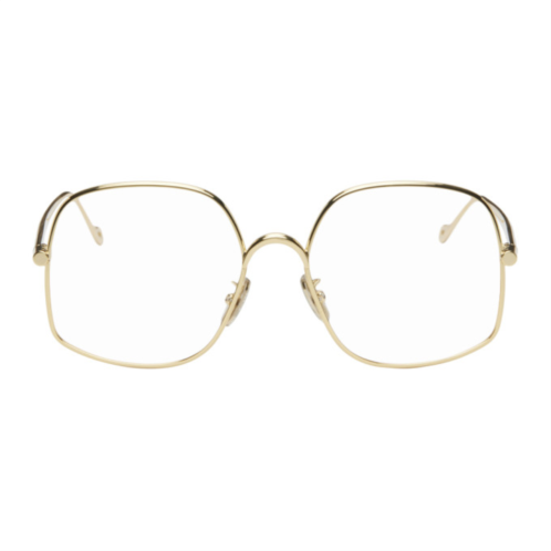 LOEWE Gold Square Glasses