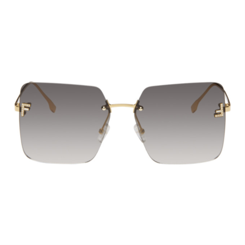 Gold Fendi First Sunglasses