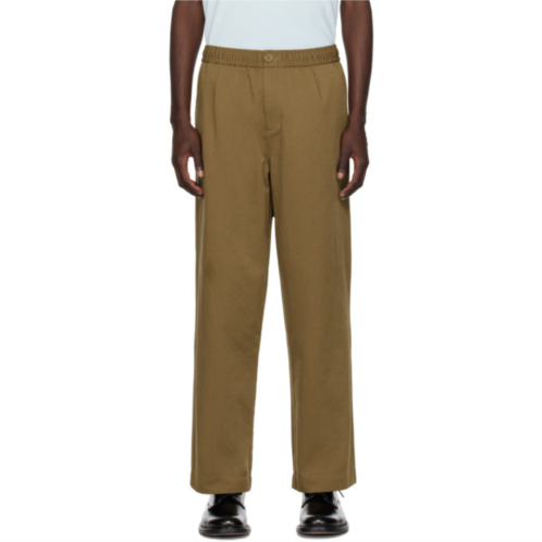 Fred Perry Brown Drawstring Trousers