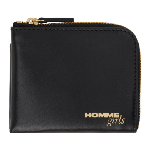 HommeGirls Black Zip Wallet