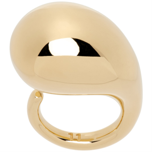 Bottega Veneta Gold Drop Ring
