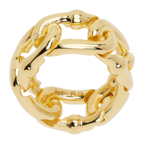 Bottega Veneta Gold Chain Link Ring