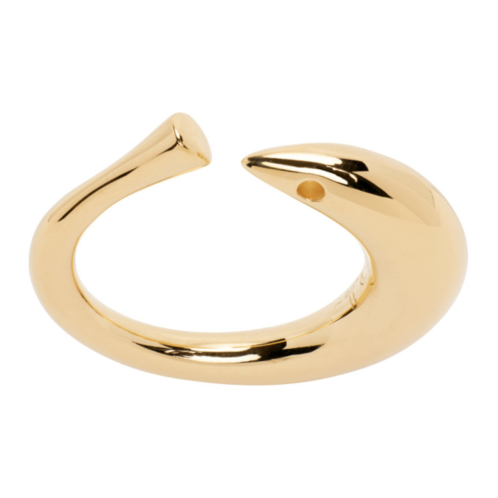 Bottega Veneta Gold Open Band Ring