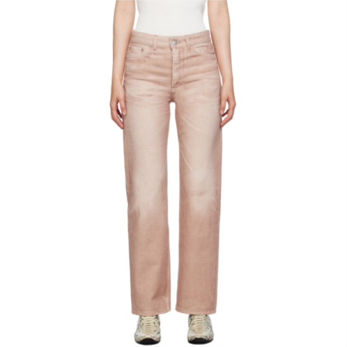 OUR LEGACY Pink Linear Cut Jeans