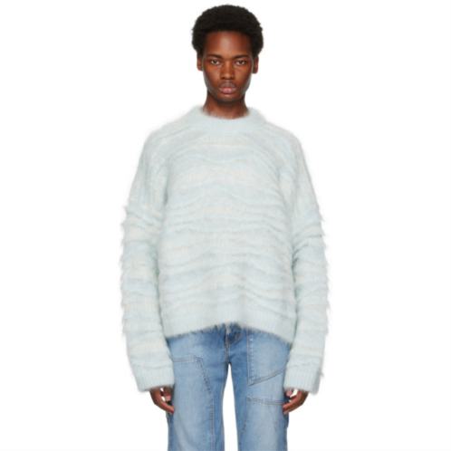 Bonsai Blue Jacquard Sweater