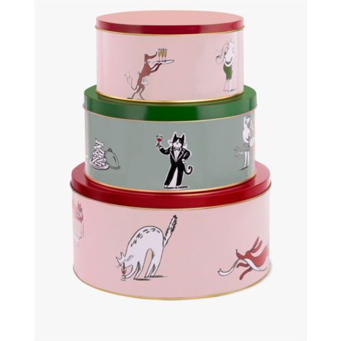 Kate spade Holiday Party Cookie Tin Set