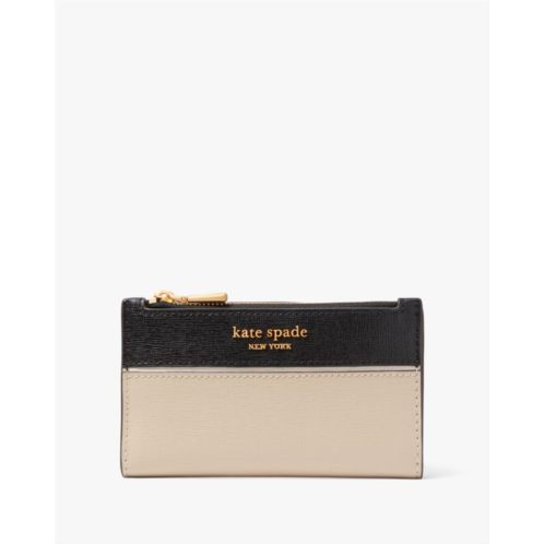 Kate spade Morgan Colorblocked Small Slim Bifold Wallet