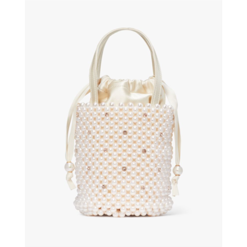Kate spade Purl Pearl Embellished Small Bucket Bag