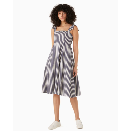 Kate spade Basket Stripe Fit And Flare Dress