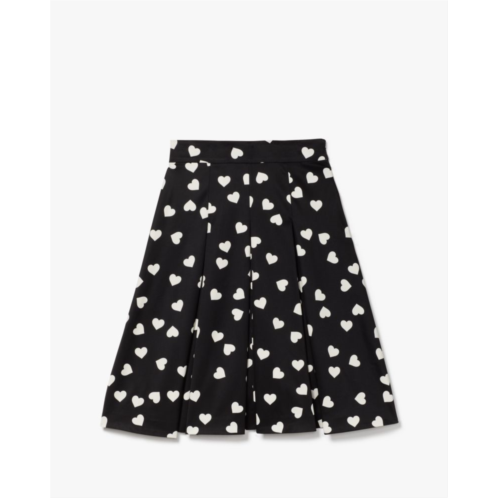 Kate spade Scattered Hearts Midi Skirt