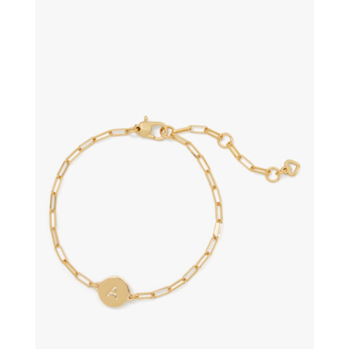 Kate spade A Initial Chain Bracelet